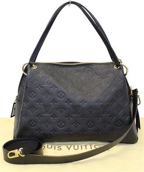 lv black leather tote|louis vuitton shoulder bag black.